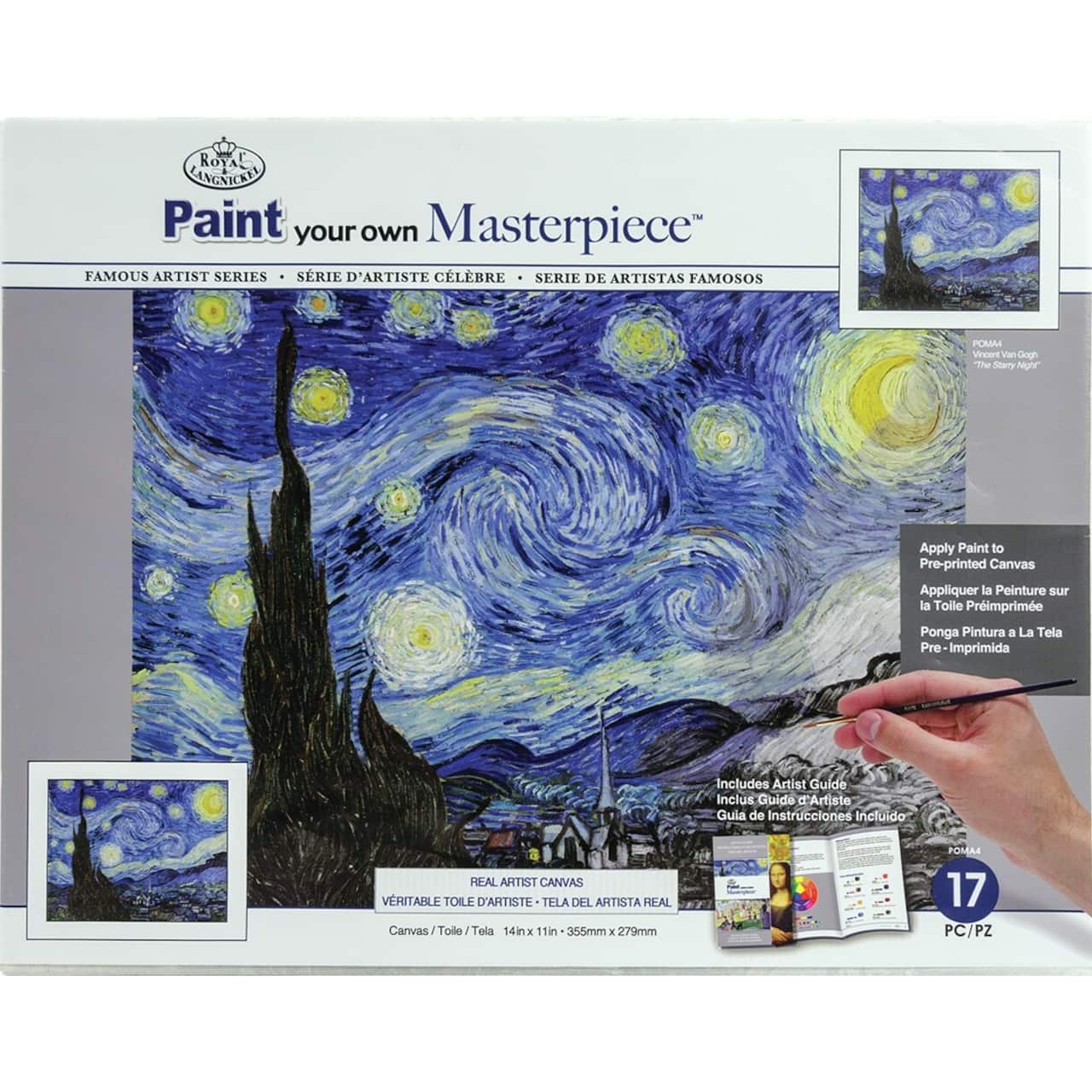 Royal &#x26; Langnickel&#xAE; The Starry Night Paint Your Own Masterpiece Kit